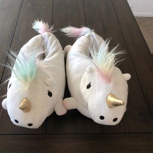 Women's unicorn slippers